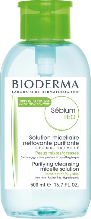 Bioderma H2O Pompe Inversée (Micelle water, 500 ml)