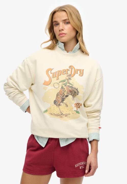Image du produit Superdry Sweat ras du cou ample à motif Souvenir (M)