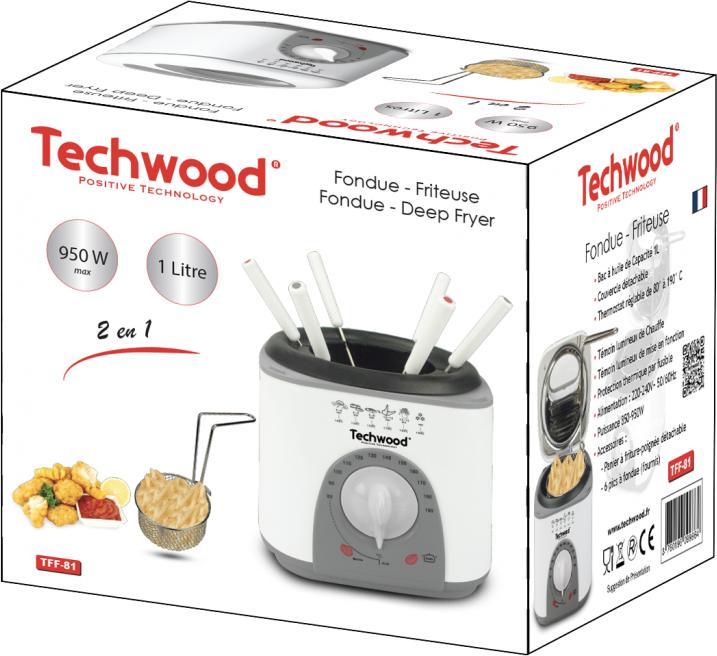 Produktbild Techwood Fritteuse 1L, weiss