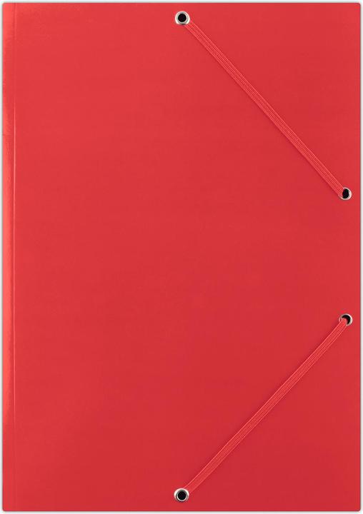 Actual product image Biella folder, cardboard, a4, 400g/m2, 3 flaps, red (A4)