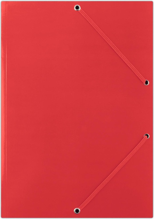 Image du produit Biella Porte-documents, carton, a4, 400g/m2, 3 rabats, rouge
