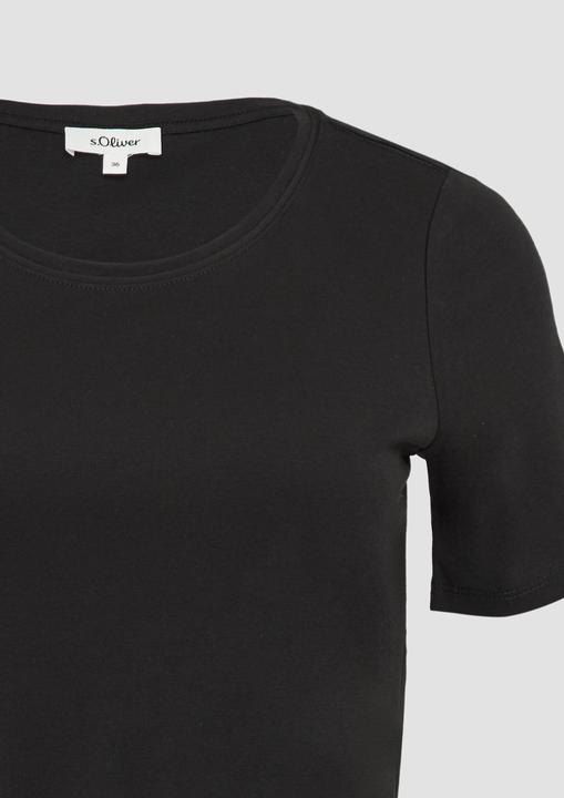 Produktbild S.Oliver T-Shirt T-Shirt aus Interlockjersey im Slim Fit (44)