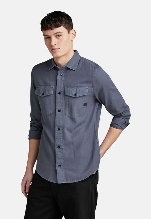 Produktbild G-Star G- Star Hemd MARINE SLIM Langarmhemd (M)