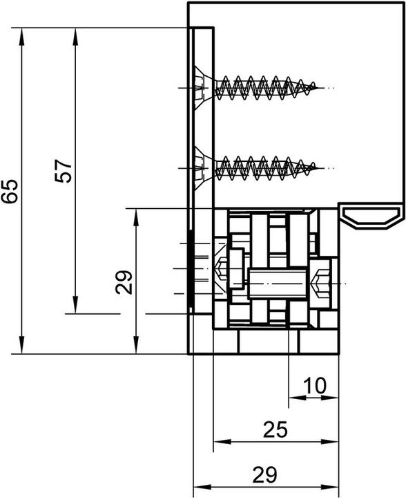 Actual product image Simonswerk Aufnahmeelemente VARIANT VX 7535 3D