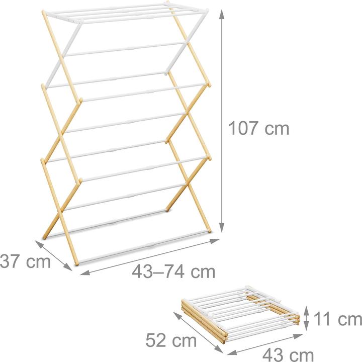 Actual product image Relaxdays Drying rack