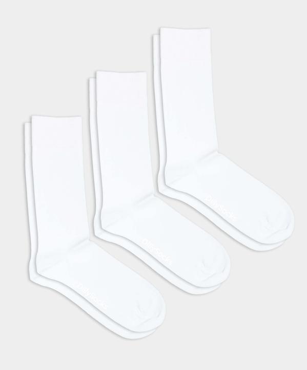 Produktbild DillySocks Smooth Snow White Pack (3er Pack, 36 - 40)