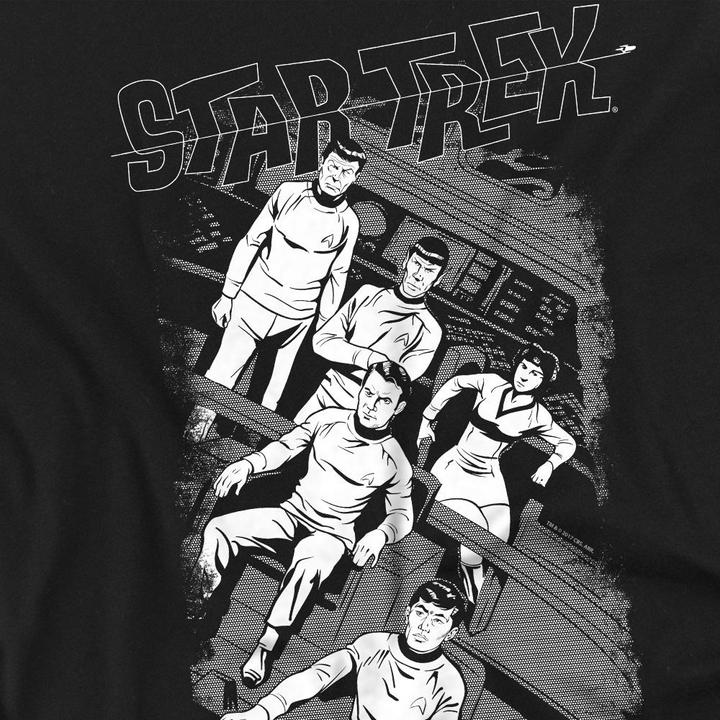 Actual product image Mens Tilted Bridge Retro T-Shirt (M)