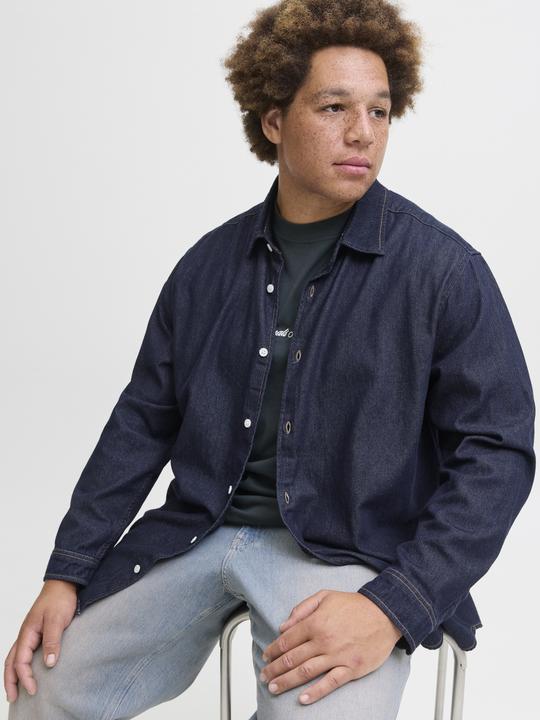 Produktbild Jack & Jones Jeanshemd Plus Size Jeanshemd (6XL)