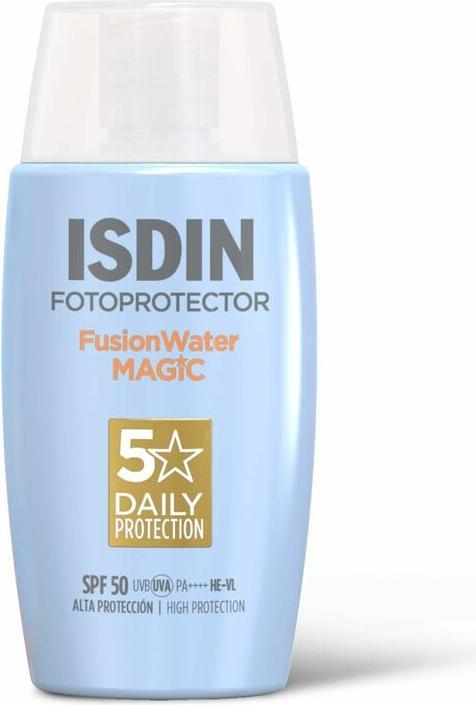 Actual product image Isdin Fusion Water (Sun cream face, SPF 50, 50 ml)