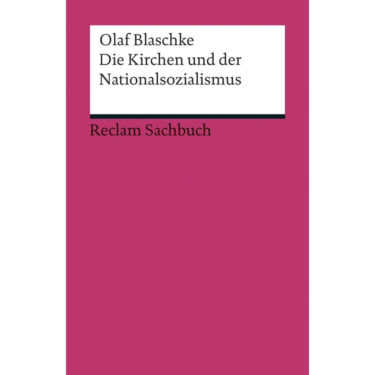 Die Kirchen und der Nationalsozialismus, Fachbücher von Olaf Blaschke
