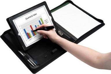 Produktbild Kensington Folio Trio Arbeitsmappe für iPad - Schwarz (iPad)
