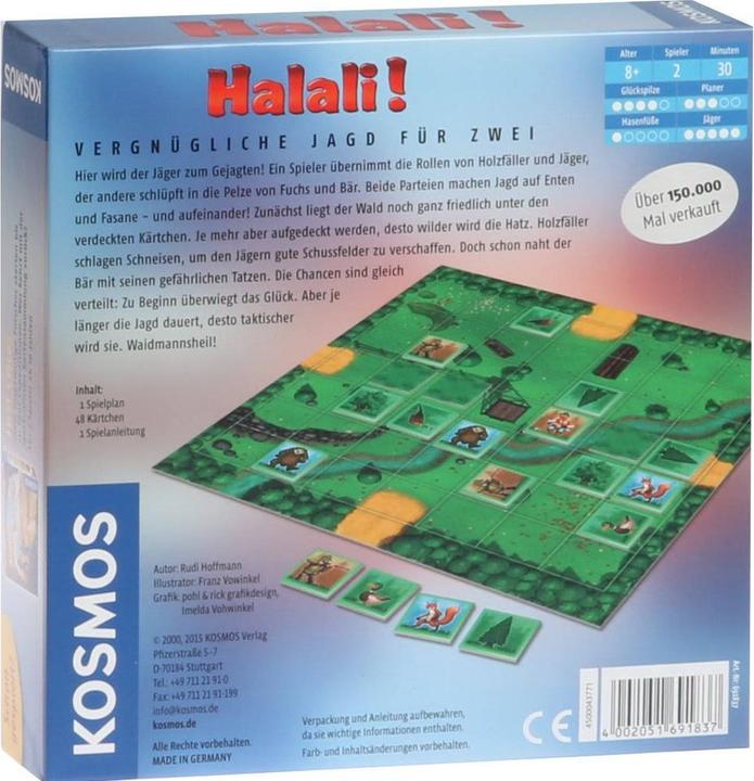 Produktbild Kosmos Halali (Deutsch, 2 Spieler)