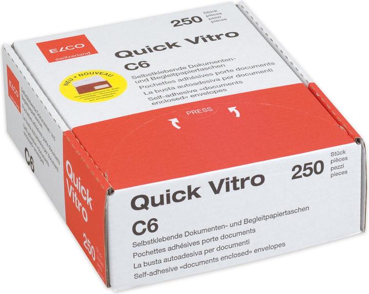 Produktbild Elco Dokumententasche Quick Vitro (C6, 250 Stk.)