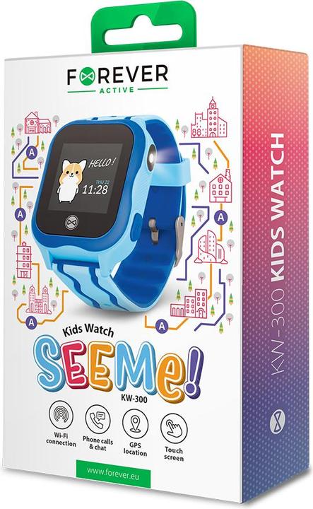 Actual product image Forever Kids Watch GPS WI-FI See Me KW-300
