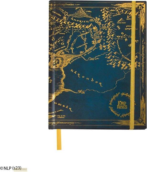 Produktbild Cinereplicas Herr der Ringe Notizbuch Map of Middle Earth (Harter Einband)
