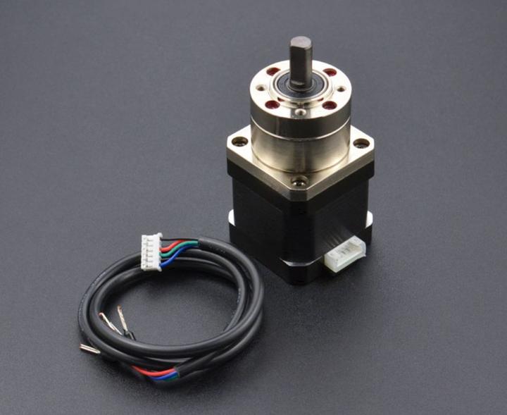Actual product image DFRobot Stepper motor Nema 17 42x42mm 1.75Nm with planetary gearbox