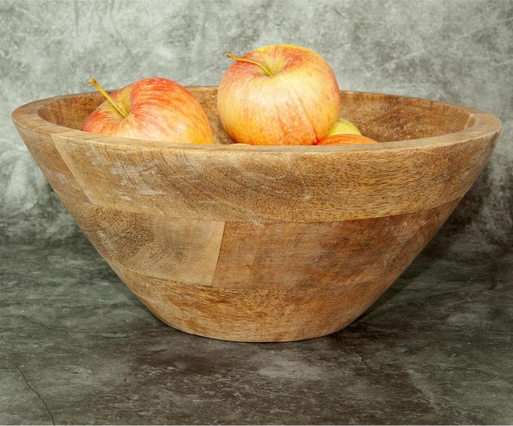 Actual product image Natura Punto Mango Wood Fruit and Serving Bowl