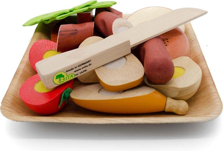 Image du produit Activity Board Plaque de gril en bois à découper, kit d'accessoires de cuisine en bois pour enfants