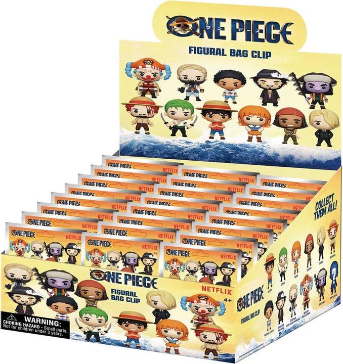 Image du produit Monogram Int. One Piece 3D PVC-Taschenanhänger Netflix Series 1 Display (24)