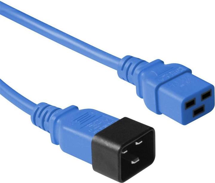 Image du produit MicroConnect Câble d'alimentation bleu C20-F vers (1.80 m)