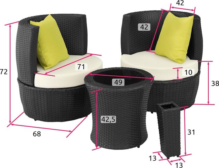 Actual product image tectake Nice