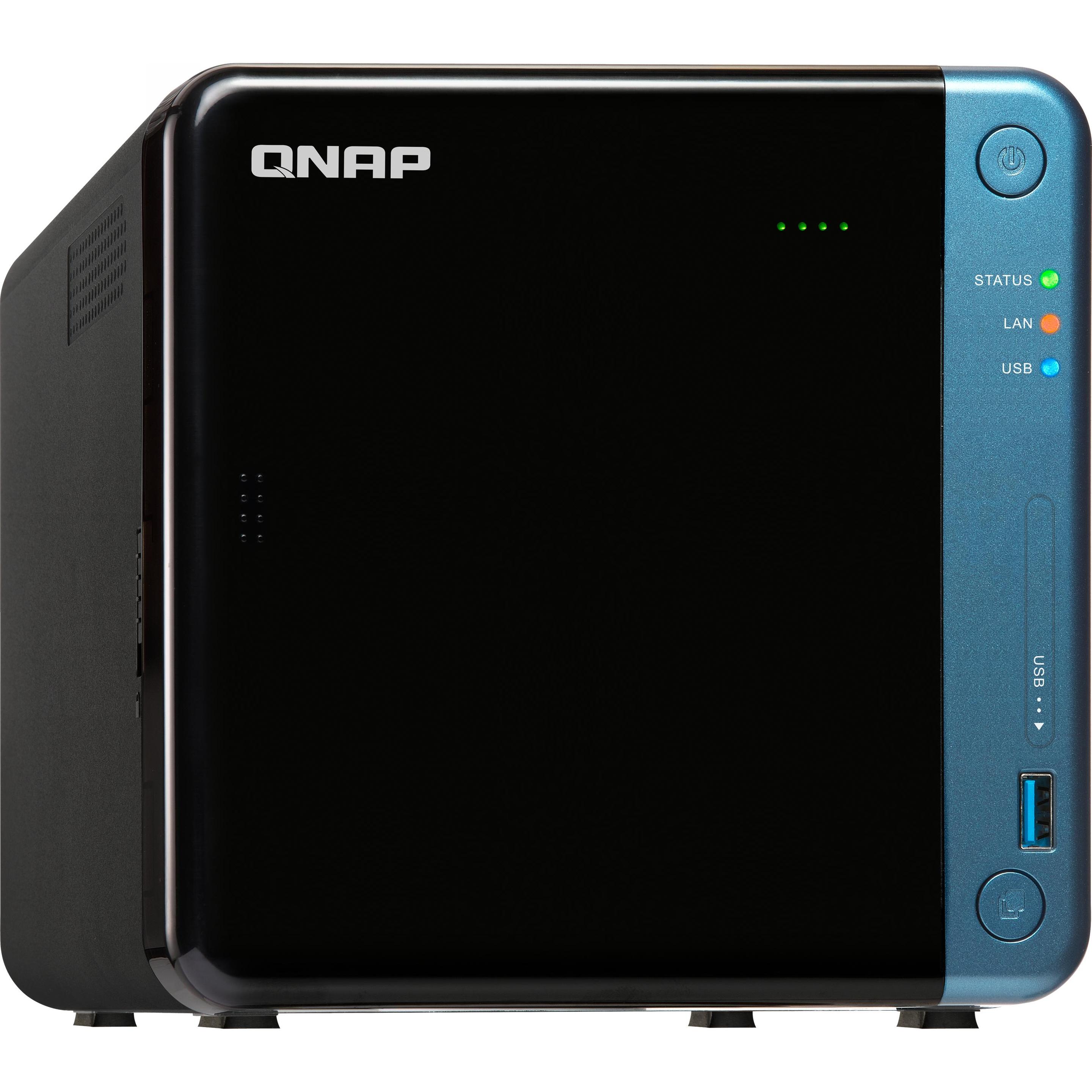 QNAP Ts-453be-4g (0 TB), NAS, Schwarz