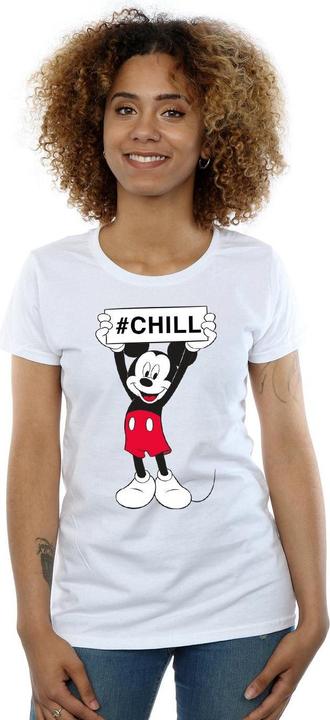 Actual product image Disney Womens/Ladies Mickey Mouse Chill Cotton T-Shirt (XXL)