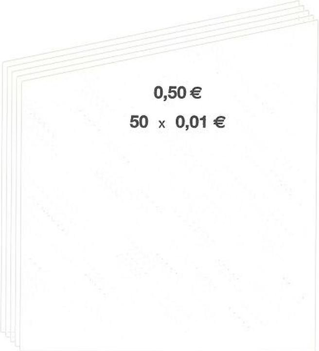 Produktbild Inkiess Handrollpapier 0,01€ weiss VE=50 Blatt