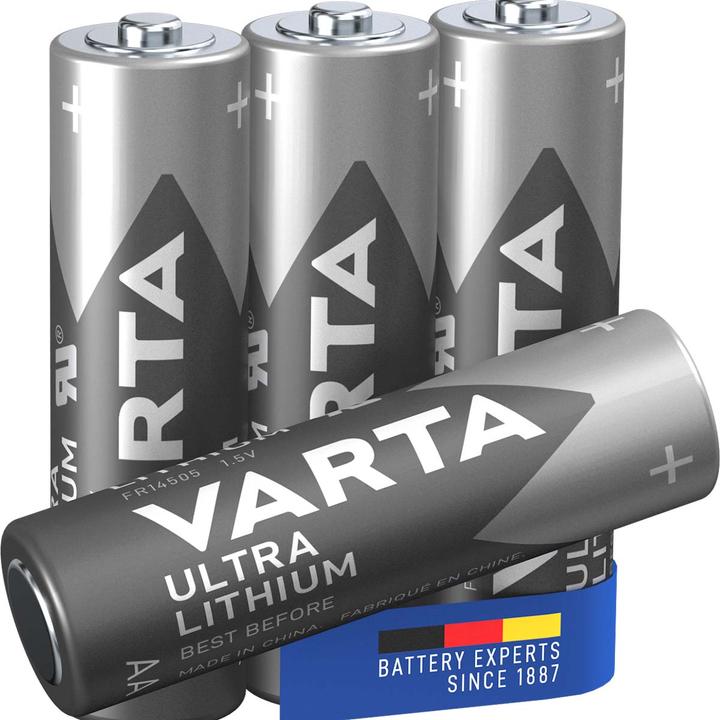 Produktbild Varta ULTRA Lithium (4 Stk., AA, 3000 mAh)
