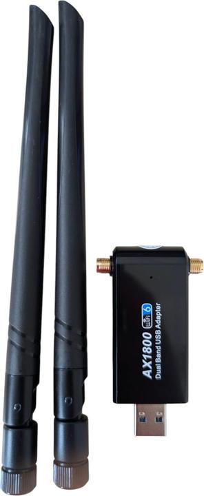 Produktbild Allnet Wireless AX 1800Mbit USB 3.0 WLAN Stick Dongle ALL-WA1800AX-EXT mit externen Antennen (USB 3.0)