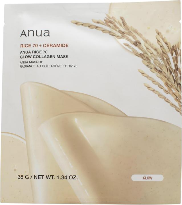 Immagine prodotto Anua Rice 70 Glow Collagen Mask - 1 pcs (38 g)