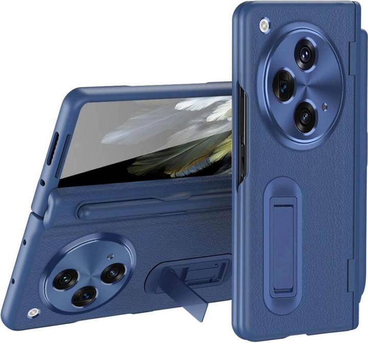 Actual product image Cover-Discount OnePlus Open - 360-degree protective case with kickstand blue (OnePlus Open)