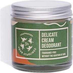 Produktbild Mydlarnia Cztery Szpaki MYDLARNIA CZTERY SZPAKI Delikatny dezodorant w kremie bez dodatku sody Bezzapachowy 60ml (60 ml)