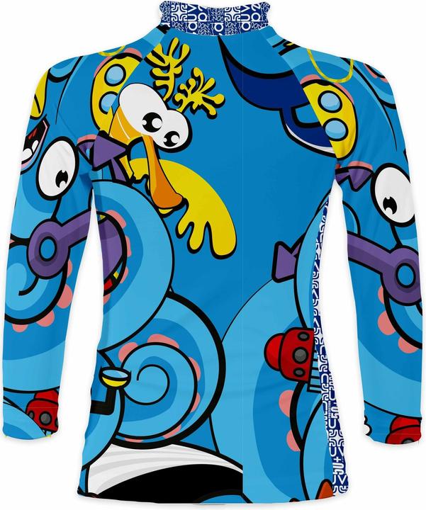 Produktbild Uvea Kinder UV Badeshirt arm Biarritz petite pieuvre (68, 74)