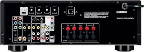 Actual product image Yamaha RX-V473, 5.1 Network Receiver, Airplay, Black (Receiver)