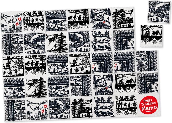 Image du produit Trendform Papiertischset SWISS TRADITION MEMO (6 pcs, 42 x 29.70 cm)