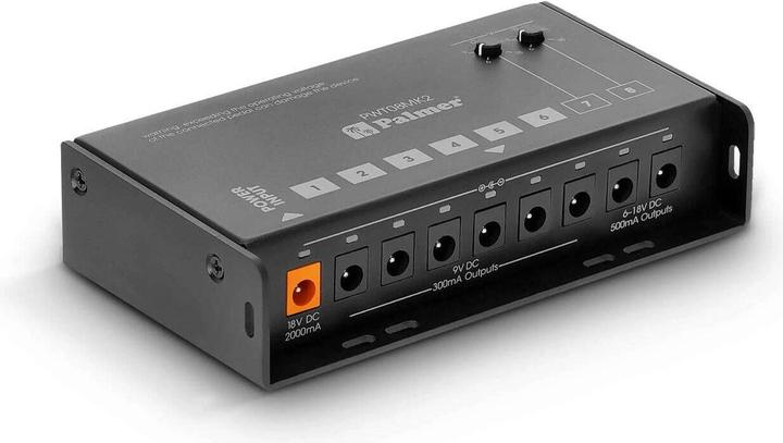Image du produit Palmer Audio PWT 08 MK2 - Alimentation universelle pour pedalboard avec 8 sorties (Pédalier)