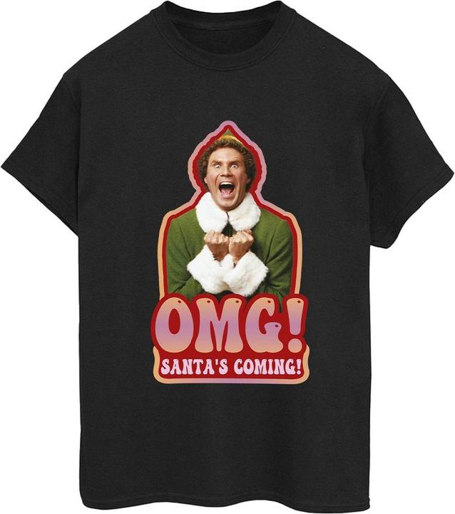 Immagine prodotto Elf Santa's Coming Maglietta Ampia Donna (4XL)