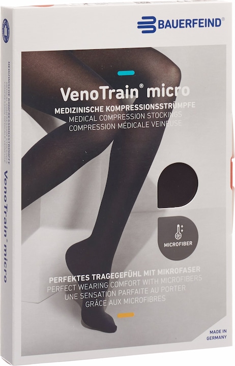 Produktbild Veno Train MICRO A-D KKL2 L normal/long offene Fussspitze schwarz (L)