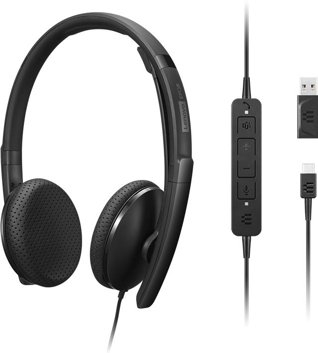 Produktbild Lenovo Audio bo Wired Voip Hs Teams (Kabelgebunden, USB-C, Microsoft Teams)