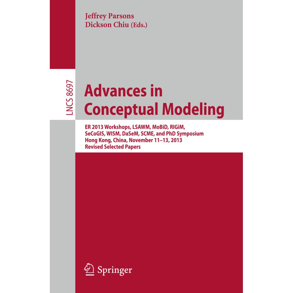 Advances in Conceptual Modeling, Fachbücher von Dickson K. W. Chiu, Jeffrey Parsons