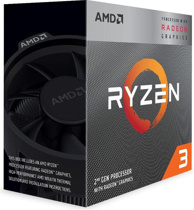 Actual product image AMD Ryzen 3 3200G (AM4, 3.60 GHz, 4 -Core)