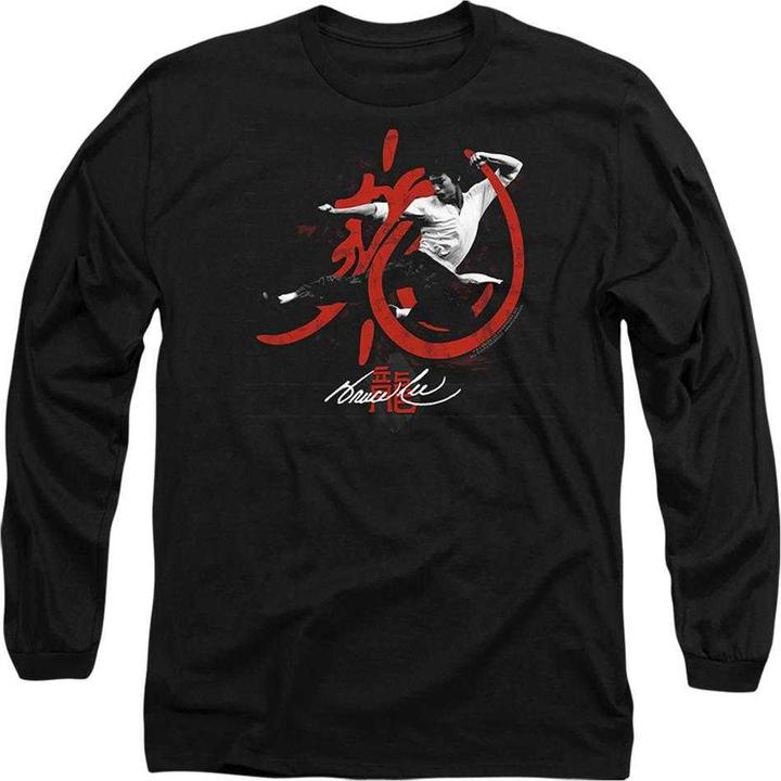 Produktbild Bruce Lee High Flying TShirt Langärmlig (M)