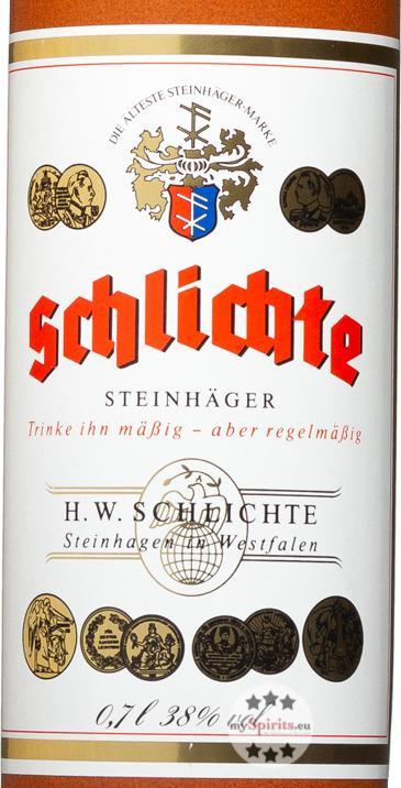 Produktbild Schwarze und Schlichte Steinhäger Schlichte (1 x 70 cl)