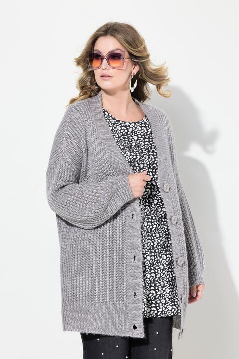 Produktbild Miamoda Strickjacke mit Glitzergarn, Loose Fit (58)