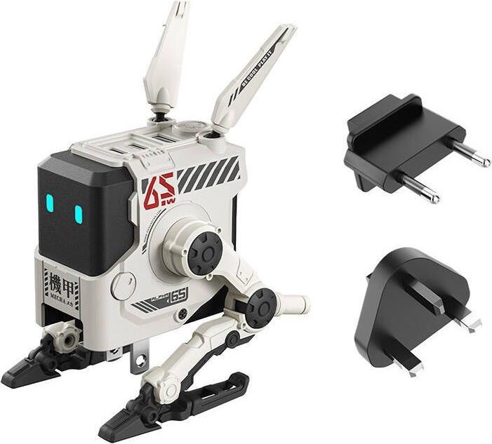 Immagine prodotto Gravastar Alpha65 65W GaN Caricabatterie veloce Versione danneggiata dalla guerra Bianco (65 W)