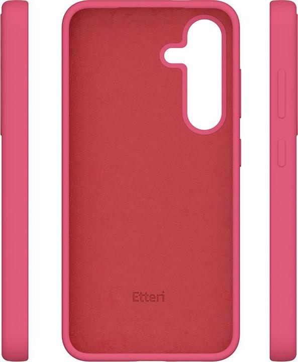 Actual product image Etteri Silicone case for Samsung Galaxy S24 Plus raspberry (Samsung Galaxy S24+)