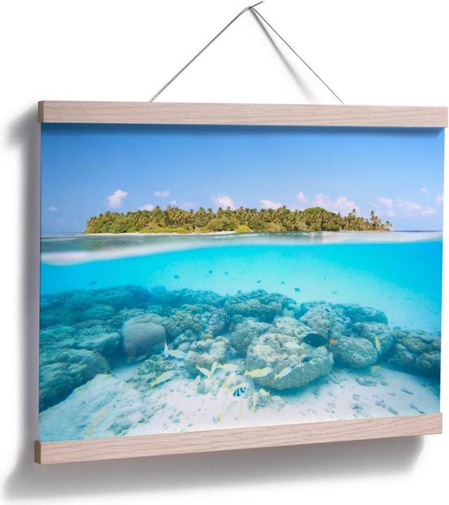 Produktbild Trenddeko Unterwasserwelt der Malediven (40 x 30 cm)