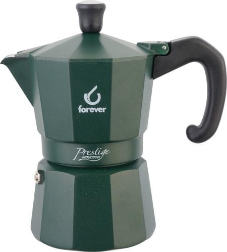 Produktbild Forever Kaffeezubereiter Moka Prestige Induktion 3 Tassen (3 T.)