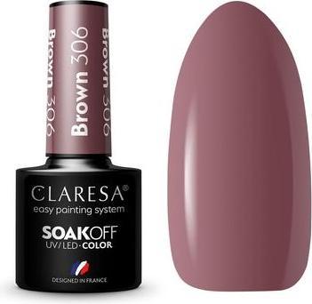 Produktbild Claresa UV LED Nagellack Kollektion Hybrid Maniküre Soak Off Braun Farbe 5ml (Braun, UV-Gel Lack)